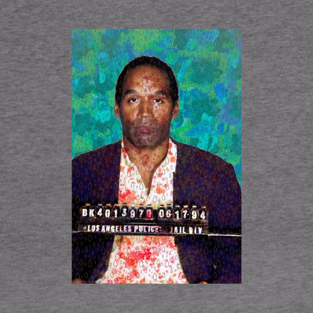 OJ Simpson Mugshot by SABREart